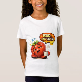 Camiseta Tomate Cansado Divertido Hermano Estoy Cansado Lin