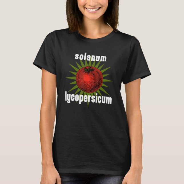 Camiseta Tomate de Jardín Solanum Lycopersicum (Anverso)