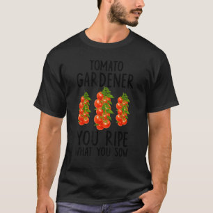 Camiseta Tomate Gardener lo que siembras