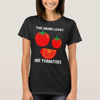 Camiseta Tomate Genial Para Mamá Madre Fruta Saludable Comi