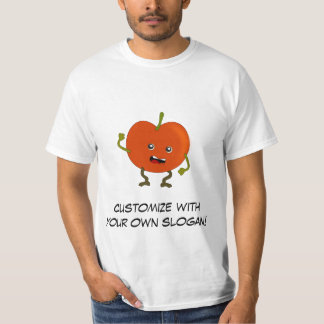 Camiseta Tomate: Mala pandilla de fruta con texto de Person