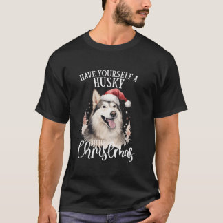 Camiseta Tómate Navidades Husky
