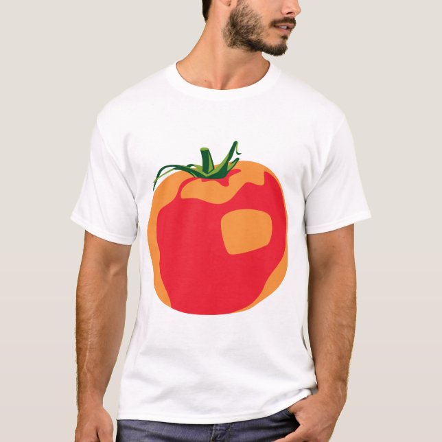 Camiseta Tomate rojo grande (Anverso)