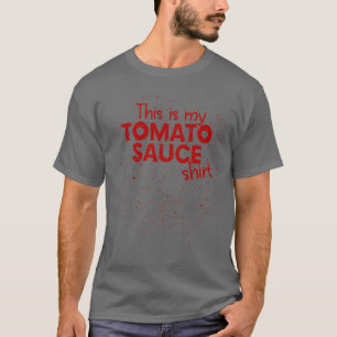 Camiseta Tomate Salsa Tomate Stains Gracioso