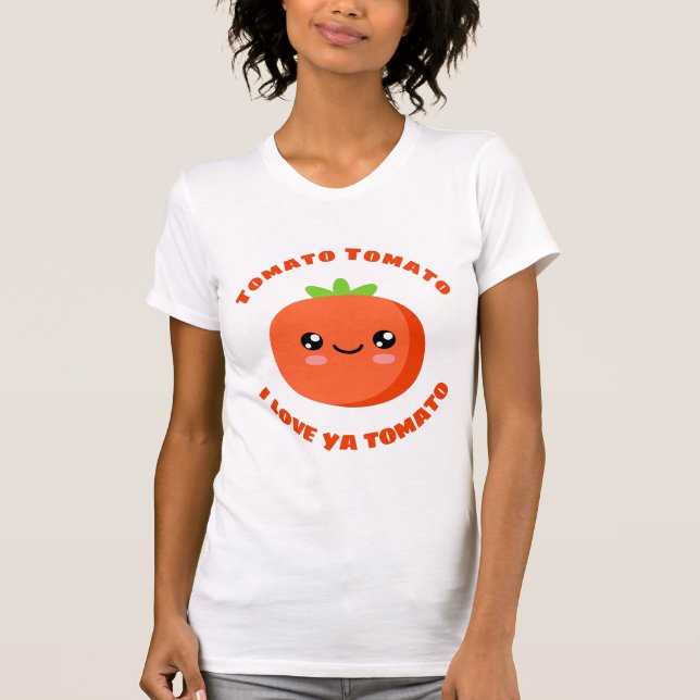 Camiseta Tomate tomate te amo tomate (Anverso)