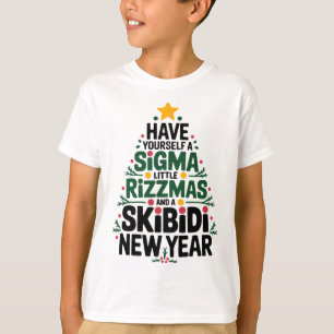 Camiseta Tómate Un Sigma Un Pequeño Rizzmas Y Skibidi N
