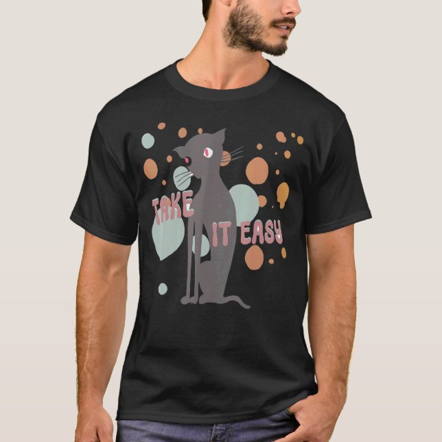 CAMISETA TÓMATELO CON CALMA GATO (Anverso)