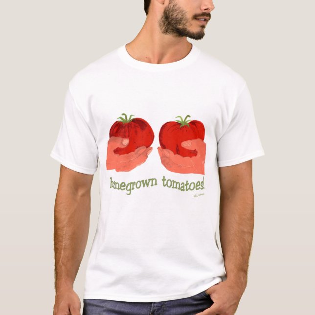 Camiseta tomates de cosecha propia (Anverso)