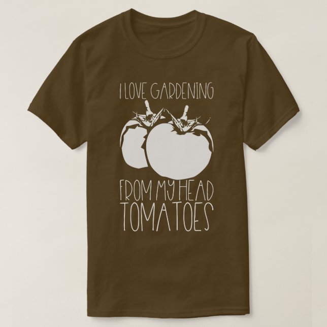 Camiseta Tomates de jardinería 1 (Diseño del anverso)