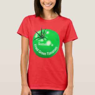 Camiseta Tomates fritos verdes tomates lindos de verano