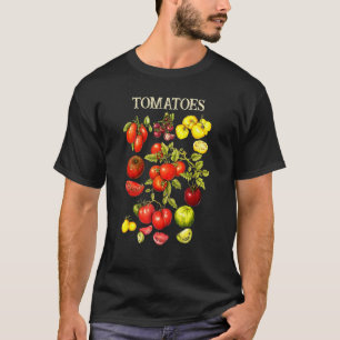 Camiseta Tomates Gardener Jardín Jardinería Tomate Botánico