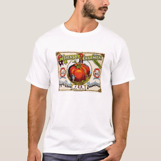 Camiseta Tomates maduros rojos en venta - Anuncio de cosech (Anverso)