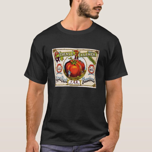 Camiseta Tomates maduros rojos en venta - Anuncio de cosech (Anverso)