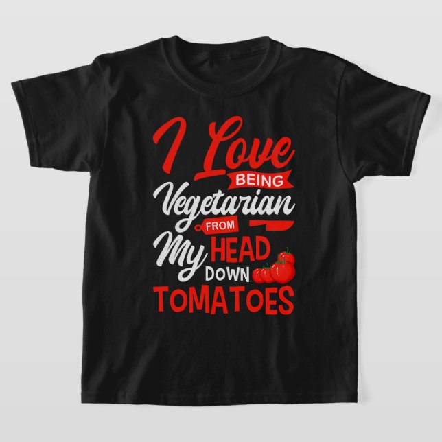 Camiseta Tomates Vegetales Vegetales Jardines Me Encanta Se (Distribución)