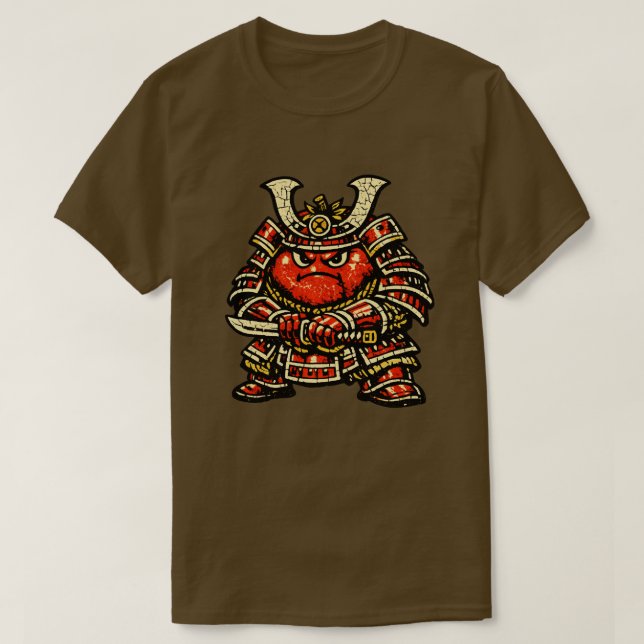 Camiseta Tomato Tank — Funny Vegetable Heavy Samurai  (Diseño del anverso)