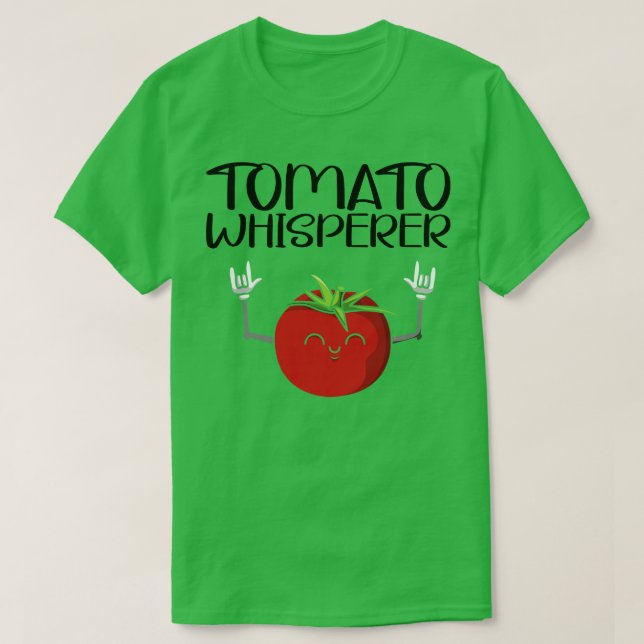 Camiseta Tomato Whisperer (Diseño del anverso)