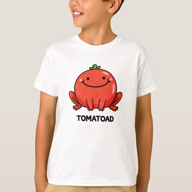 Camiseta Tomatoad Funny Tomato Toad Pun (Anverso)