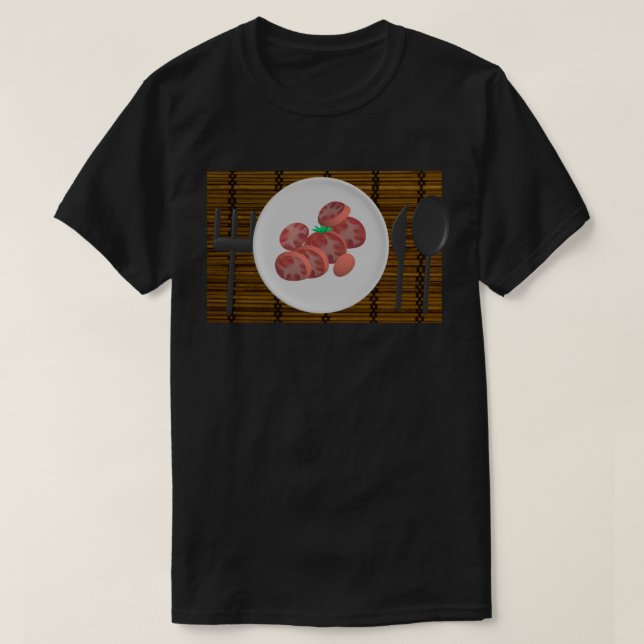 Camiseta Tomatoes on a Plate T-shirt (Diseño del anverso)