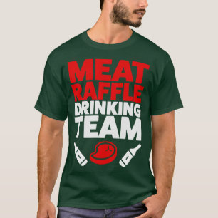 Camiseta Tómbola de carne divertida equipo de bebida Búfalo
