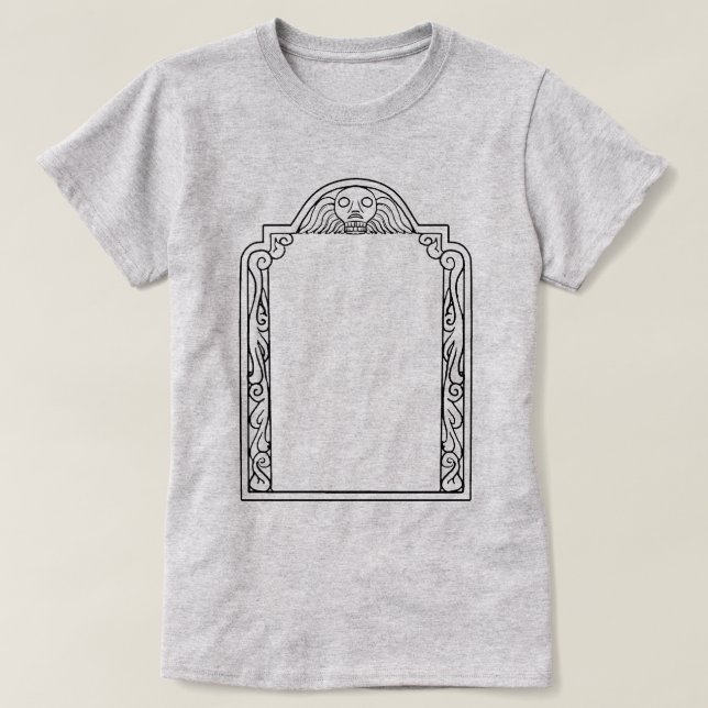 Camiseta Tombstone (Diseño del anverso)