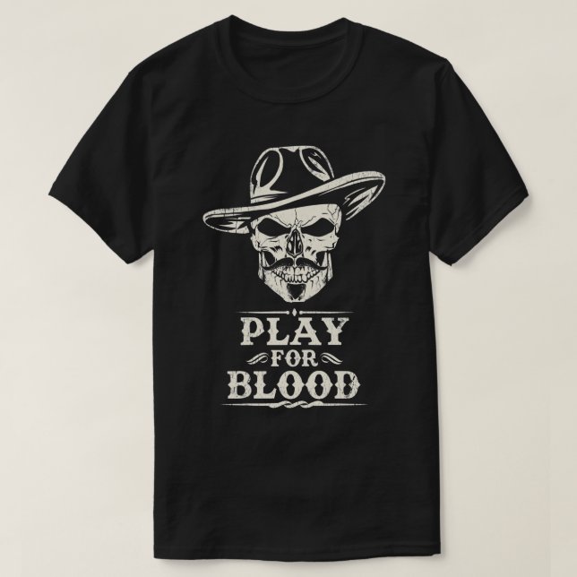 Camiseta Tombstone Doc Holiday Play para sangre (Diseño del anverso)