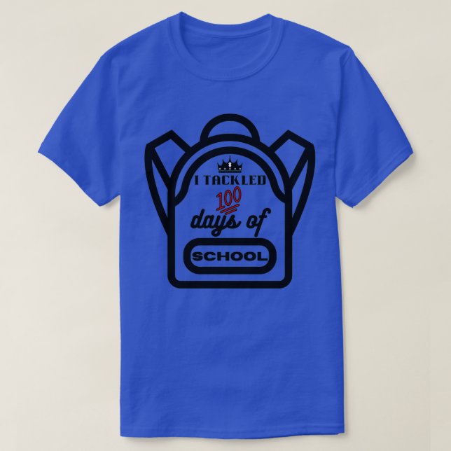 CAMISETA TOMÉ 100 DÍAS DE ESCUELA 44 (Diseño del anverso)