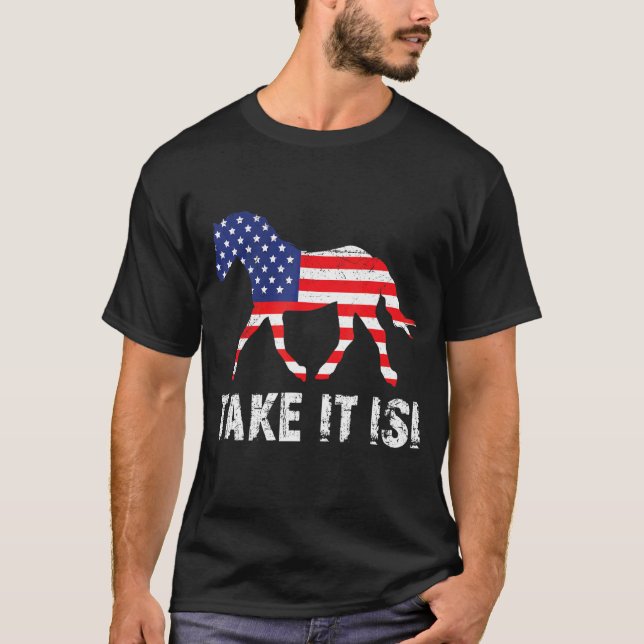 Camiseta Tome el caballo islandés 1 (Anverso)