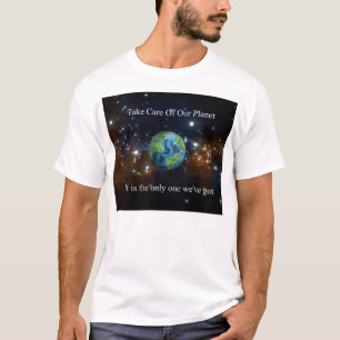 Camiseta Tome el cuidado de nuestro planeta