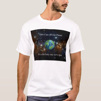 Camiseta Tome el cuidado de nuestro planeta