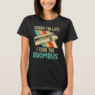 Camiseta Tomé El Nerd De Matemáticas Rhombus Para Mujeres H