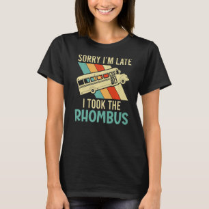 Camiseta Tomé El Nerd De Matemáticas Rhombus Para Mujeres H