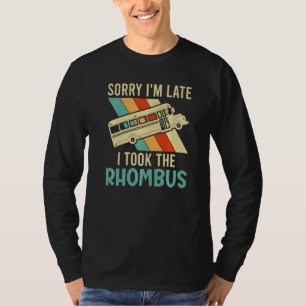 Camiseta Tomé El Nerd De Matemáticas Rhombus Para Mujeres H