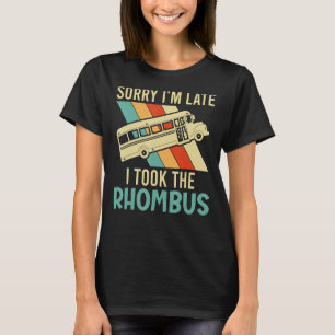 Camiseta Tomé El Nerd De Matemáticas Rhombus Para Mujeres H