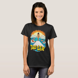 Camiseta Tome el salto: audaz y empoderador Chica de nataci