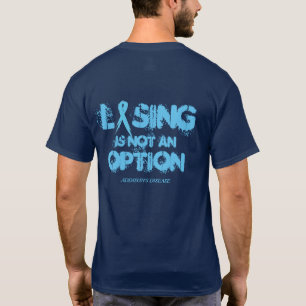 Camiseta tome la conciencia del aumento de la acción