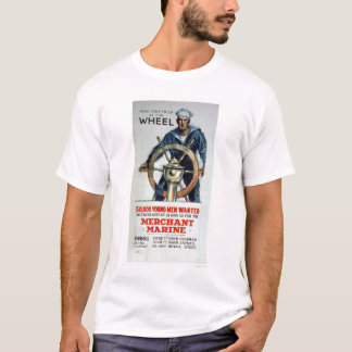 Camiseta Tome la rueda - marina mercante (US02058)