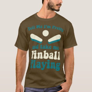 Camiseta Tome Pinball Jugando Machines Arcade Divertido jue