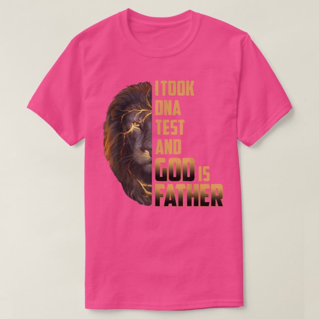 Camiseta Tomé Prueba De ADN Dios es mi padre Padre Día Chri (Diseño del anverso)