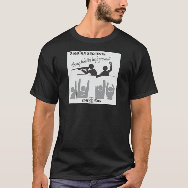Camiseta ¡Tome siempre la tierra alta! (Anverso)
