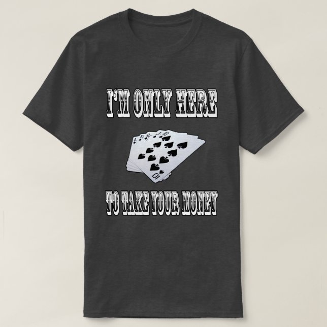 Camiseta Tome su dinero (Diseño del anverso)