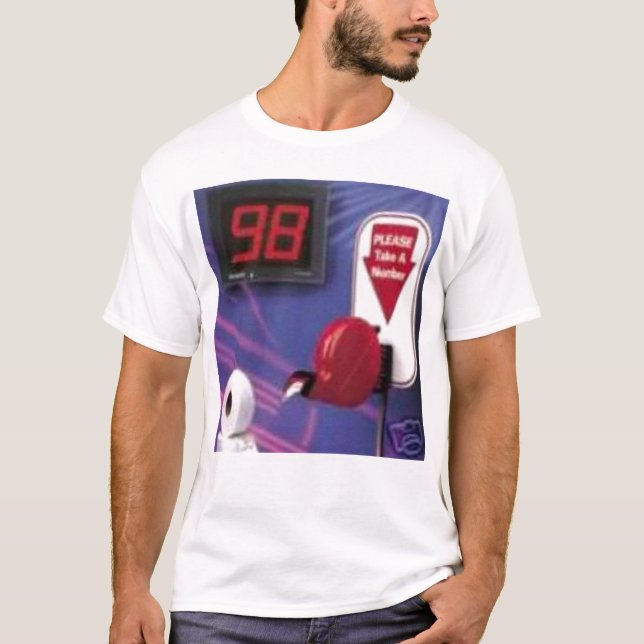 Camiseta Tome un número (Anverso)