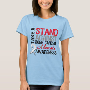 Camiseta Tome un soporte contra cáncer de hueso