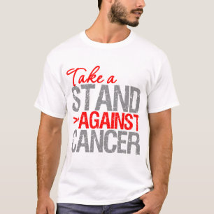 Camiseta Tome un soporte contra el cáncer - cáncer oral