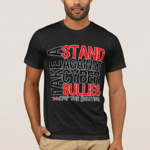 Camiseta Tome un soporte contra matones cibernéticos