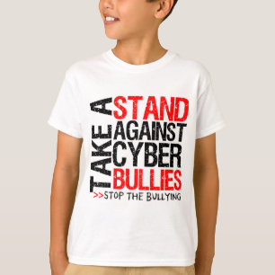 Camiseta Tome un soporte contra matones cibernéticos