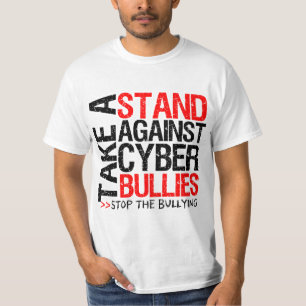 Camiseta Tome un soporte contra matones cibernéticos