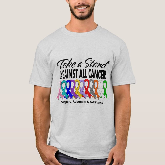 Camiseta Tome un soporte contra todos los cánceres (Anverso)