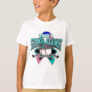 Camiseta Tome una huelga contra cáncer de tiroides