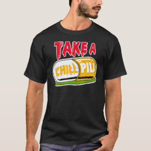 Camiseta Tome una píldora de pollo del Sol 13