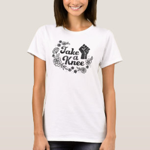 Camiseta Tome una rodilla/un #takeaknee/me están con